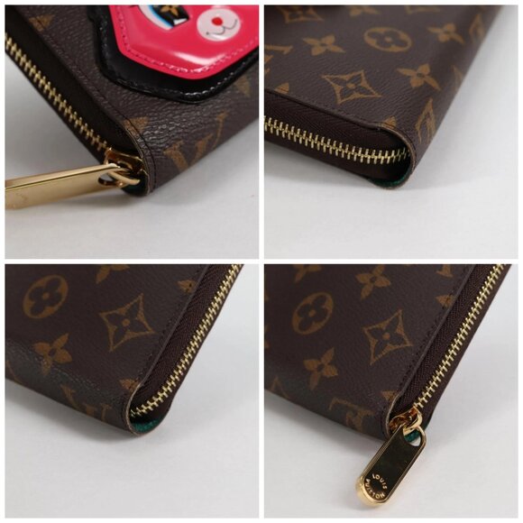LOUIS VUITTON Monogram Sun Yitian Zippy Wallet Long Wallet M83689 Auth 140385M - Picture 14 of 16